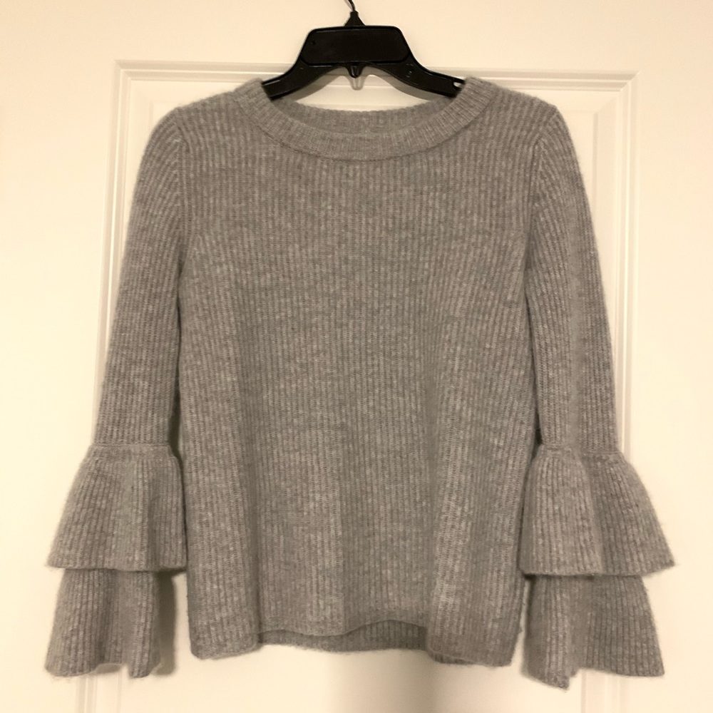 Philosophy 100% Cashmere Bell Sleeve Sweater